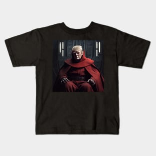 Trump in red clothing, destroyer Kids T-Shirt